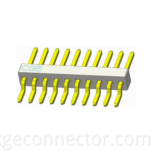 SMT Reclining paste type 1.27 Single-row prone connectors